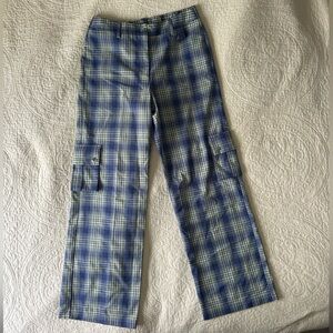 Blue and Yellow Cargo Pants